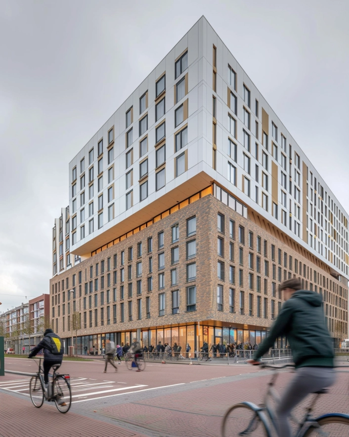 Student Hotel nieuwbouw project 1